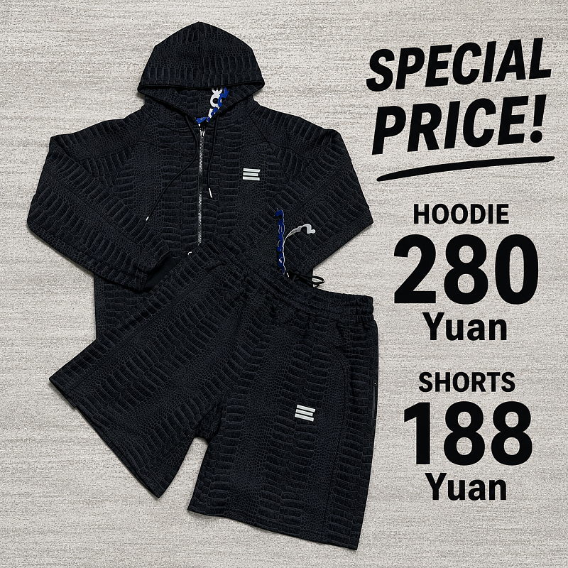 Kroen Croclock Hoodie (Black) - Image 47
