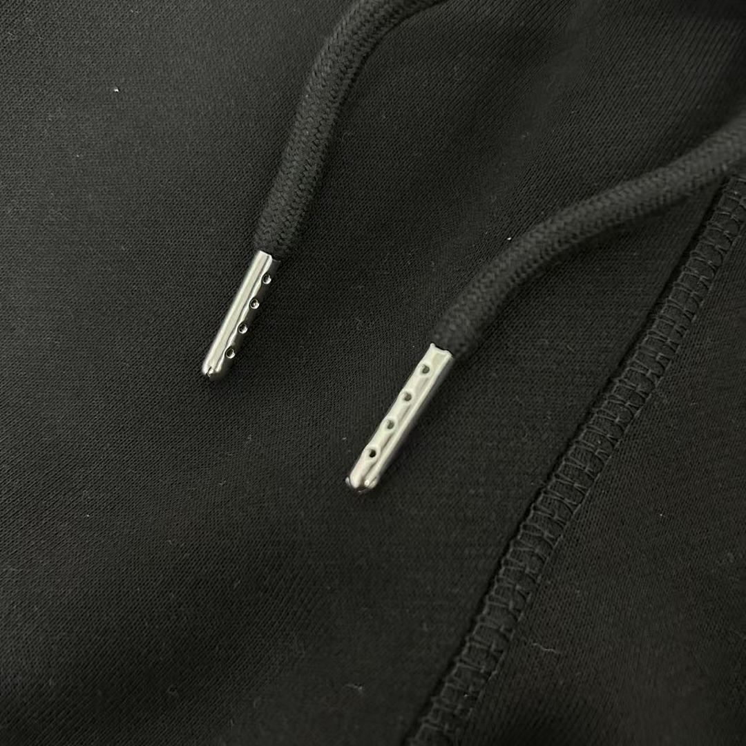 Up In Flames Black Hoodie Set - Image 16