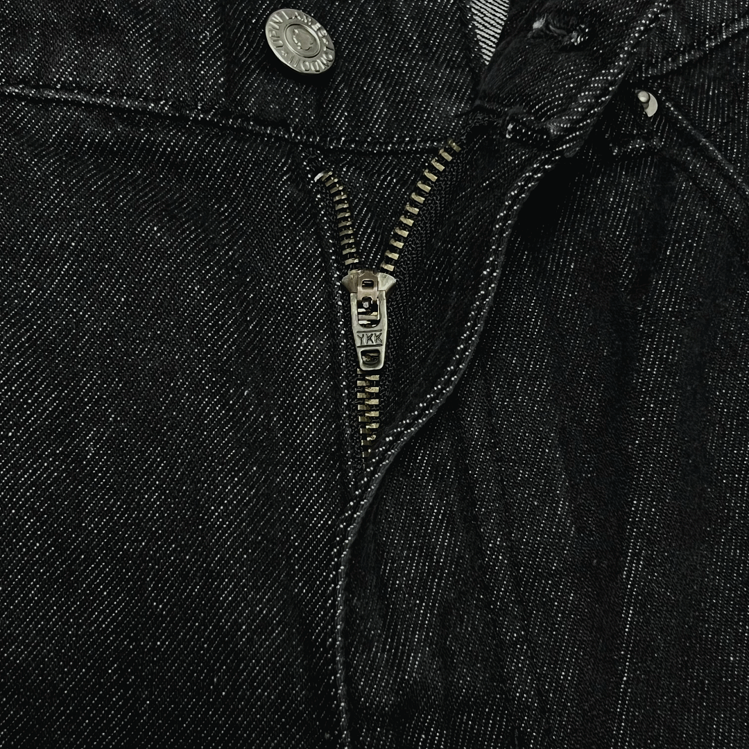 Up In Flames Denim Shorts (black) - Image 14