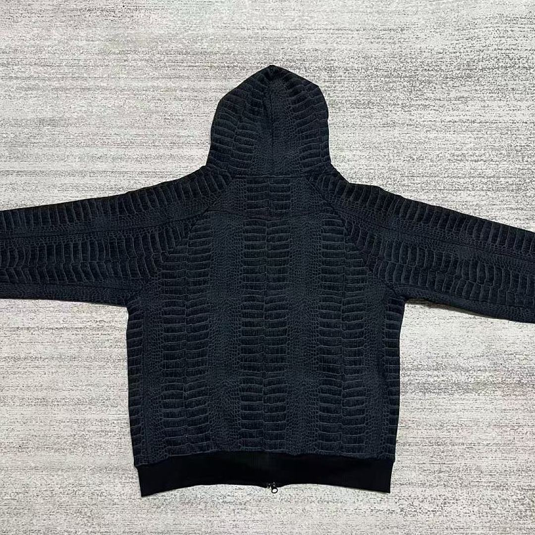 Kroen Croclock Hoodie (Black) - Image 34