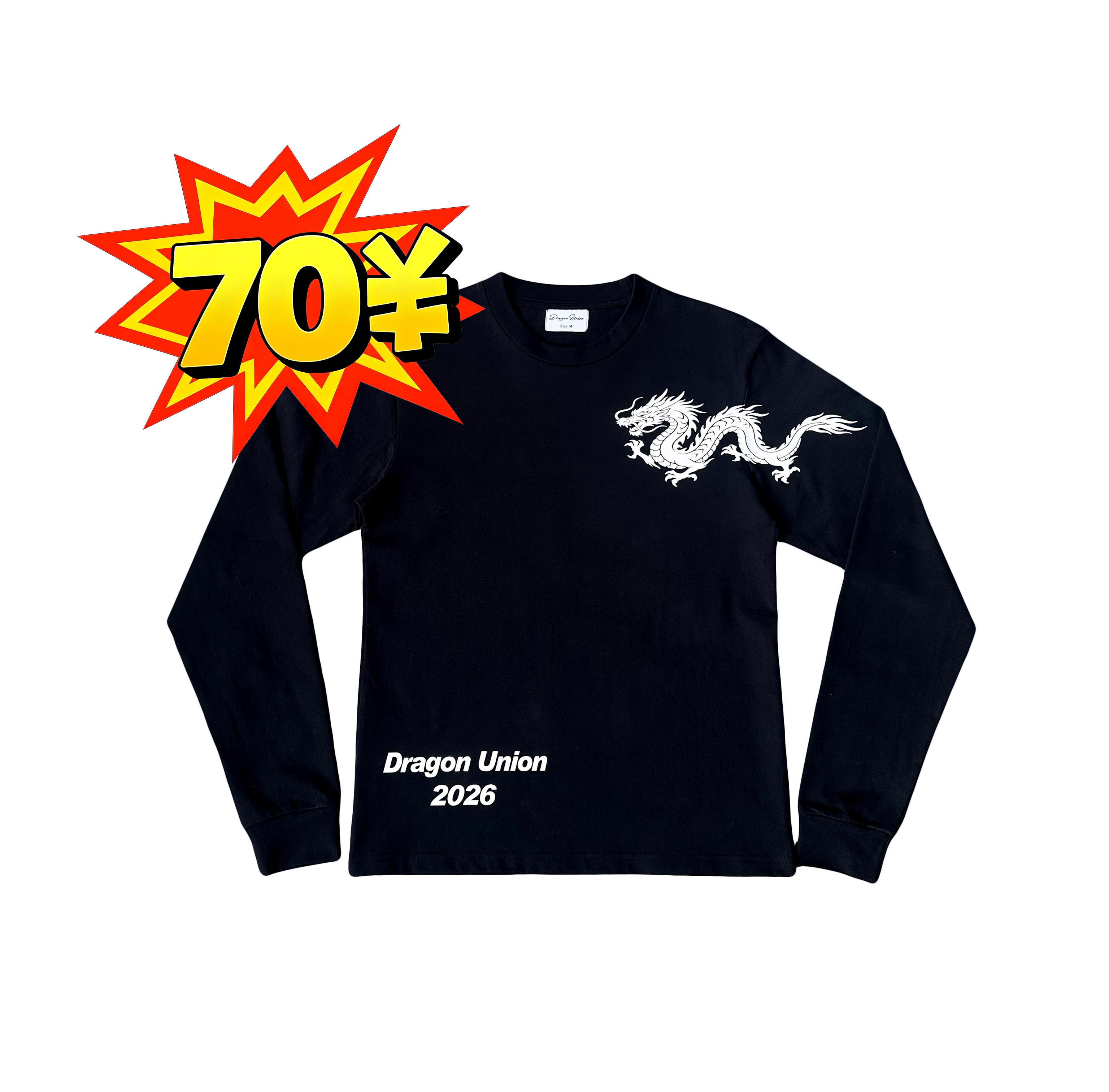 Dragon Union Soaring Shoulder Span LS Tee (Black) - Image 15