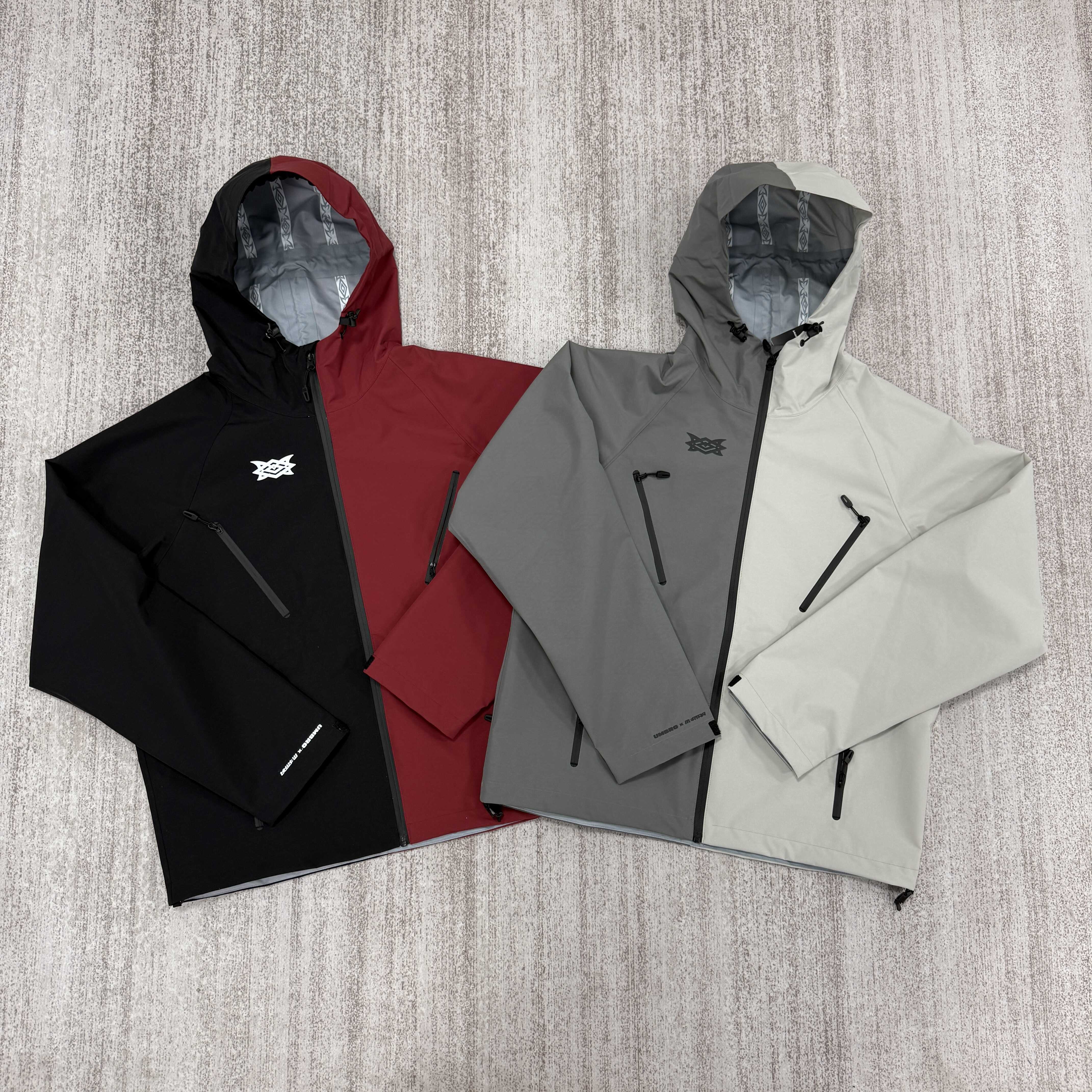 Mertra x Umbro Technical Jacket (Black & red) - Image 44