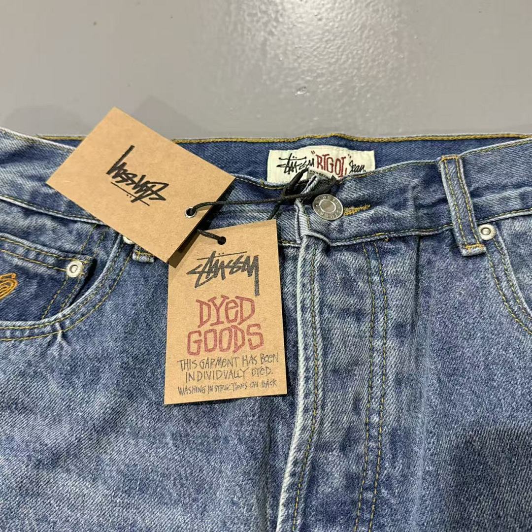Stussy New Classic Blue Denim Jeans - Image 10