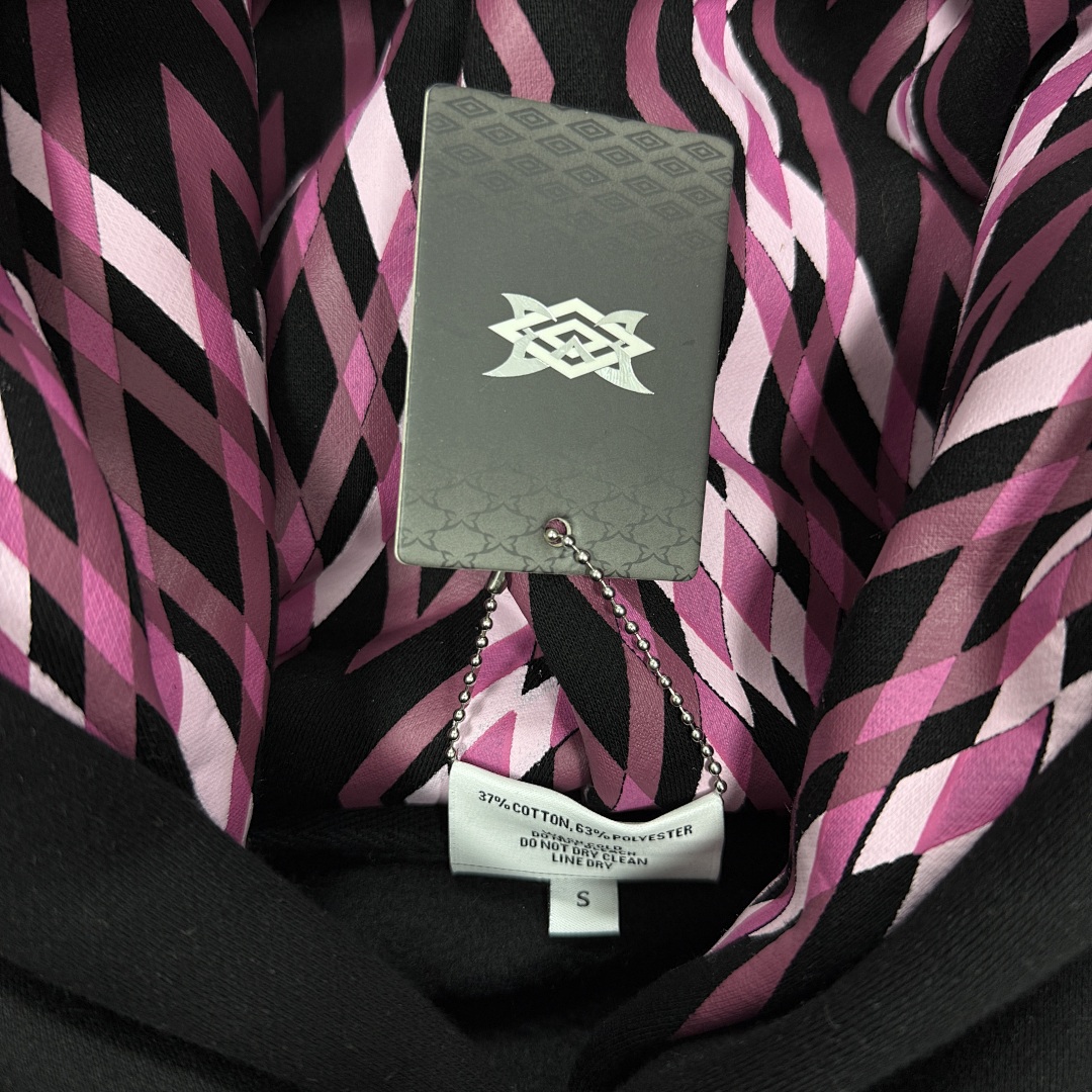 Mertra X Umbro Pink Double Hood Hoodie - Image 53