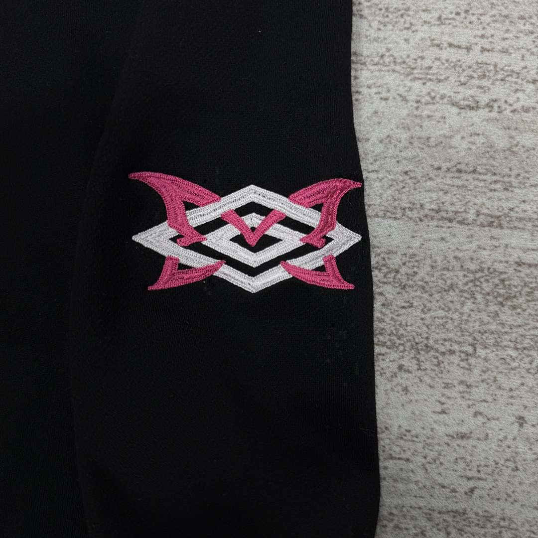Mertra X Umbro Pink Double Hood Hoodie - Image 67