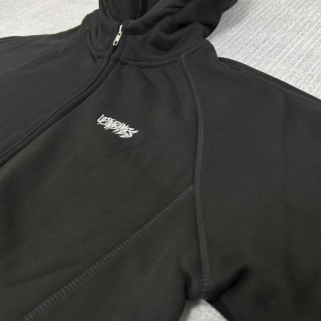 Up In Flames Black Hoodie Set - Image 21