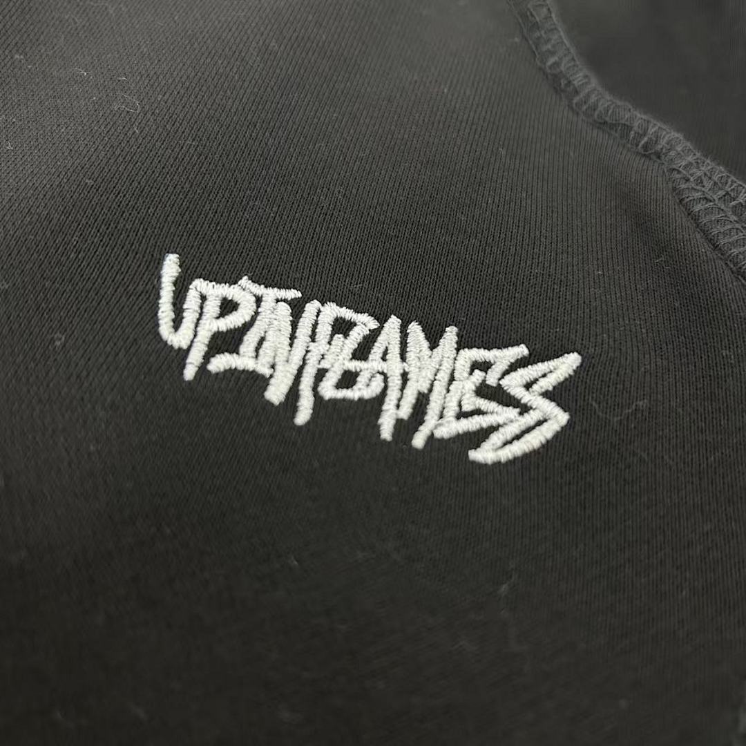 Up In Flames Black Hoodie Set - Image 13