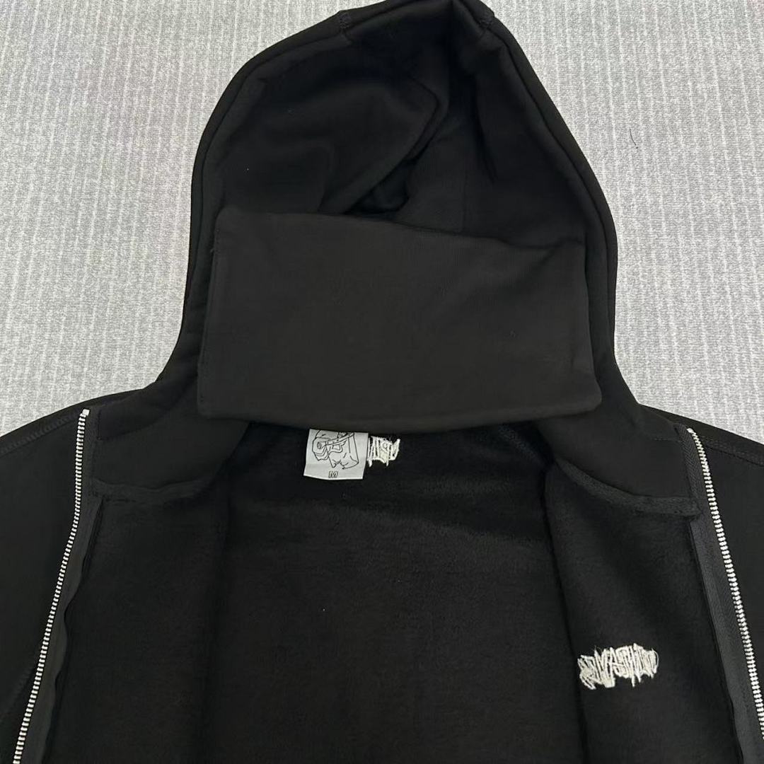Up In Flames Black Hoodie Set - Image 25