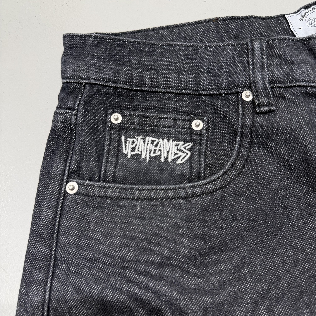 Up In Flames Denim Shorts - Image 18