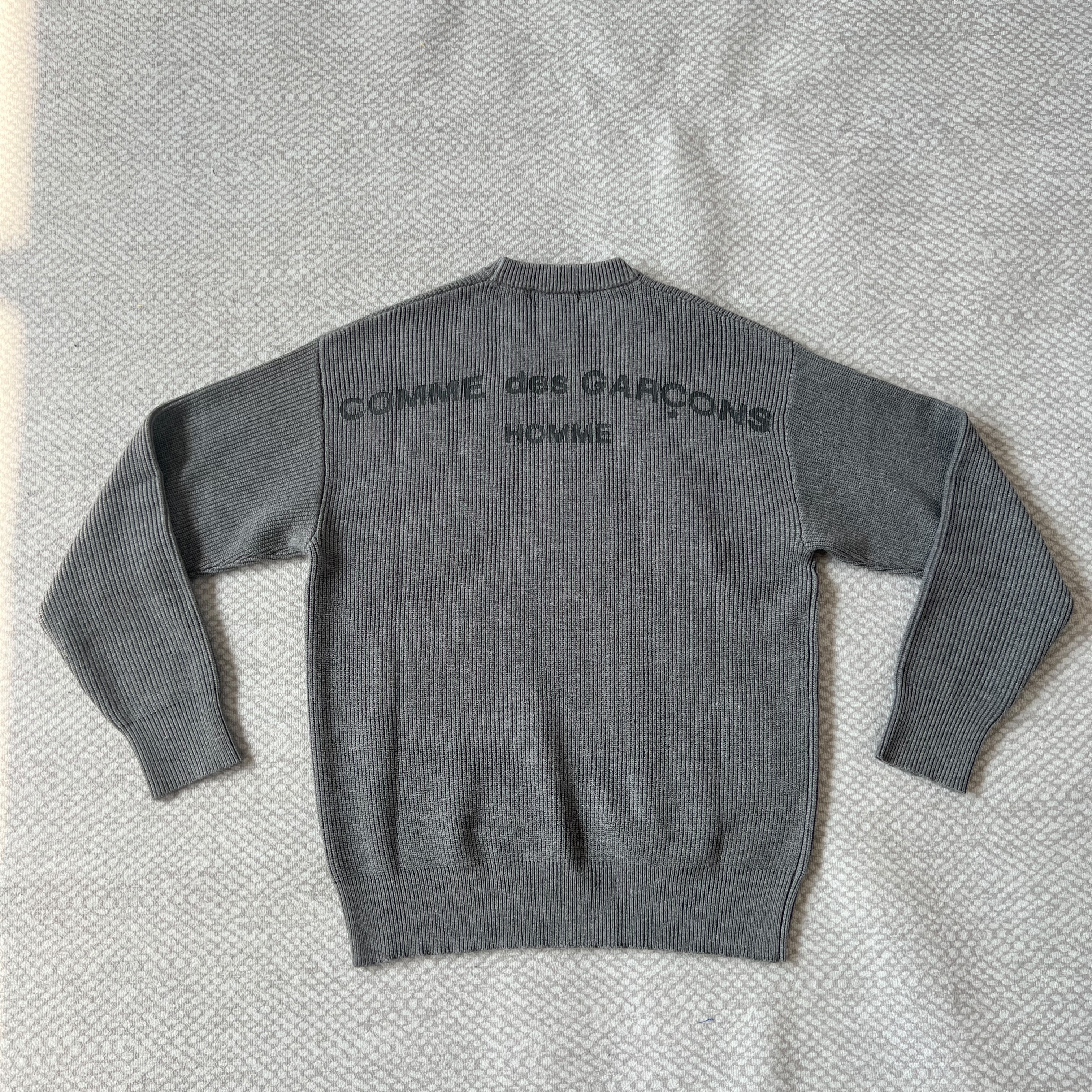 Comme des Garcons Grey Sweater - Image 9