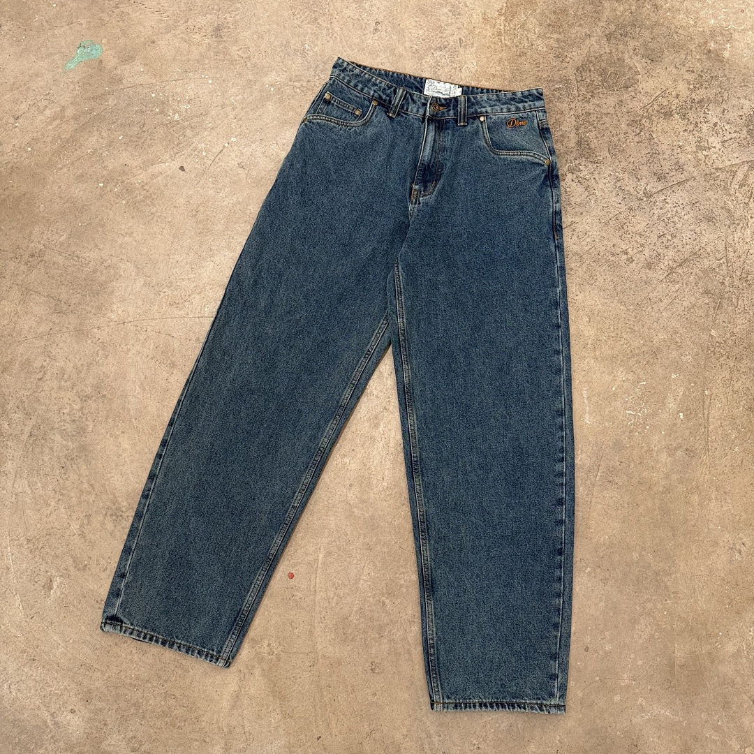 DIME BAGGY DENIM JEANS (KNOWTOMATIC BLUE) - Image 11