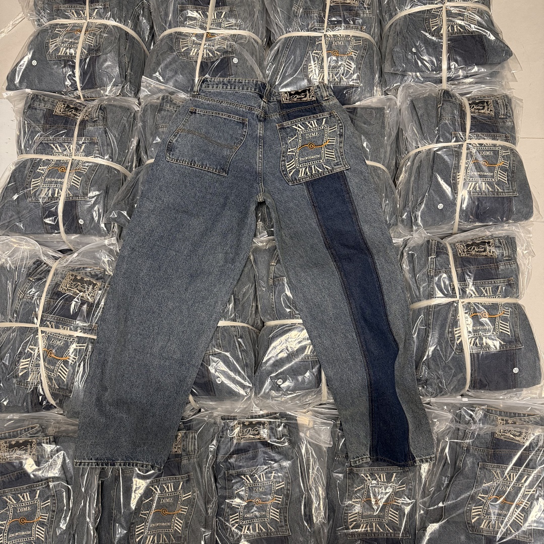 DIME BAGGY DENIM JEANS (KNOWTOMATIC BLUE) - Image 16