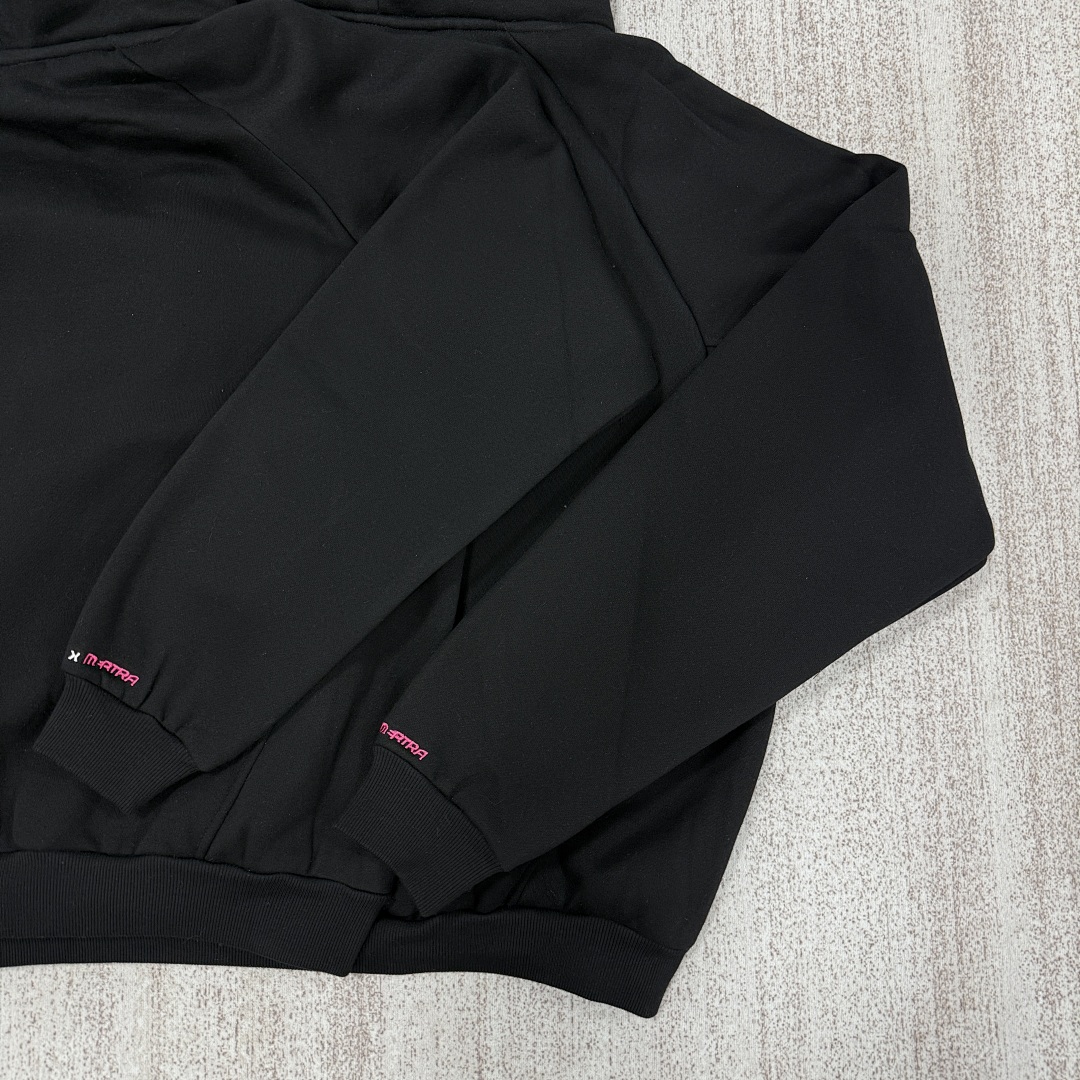 Mertra X Umbro Pink Double Hood Hoodie - Image 38