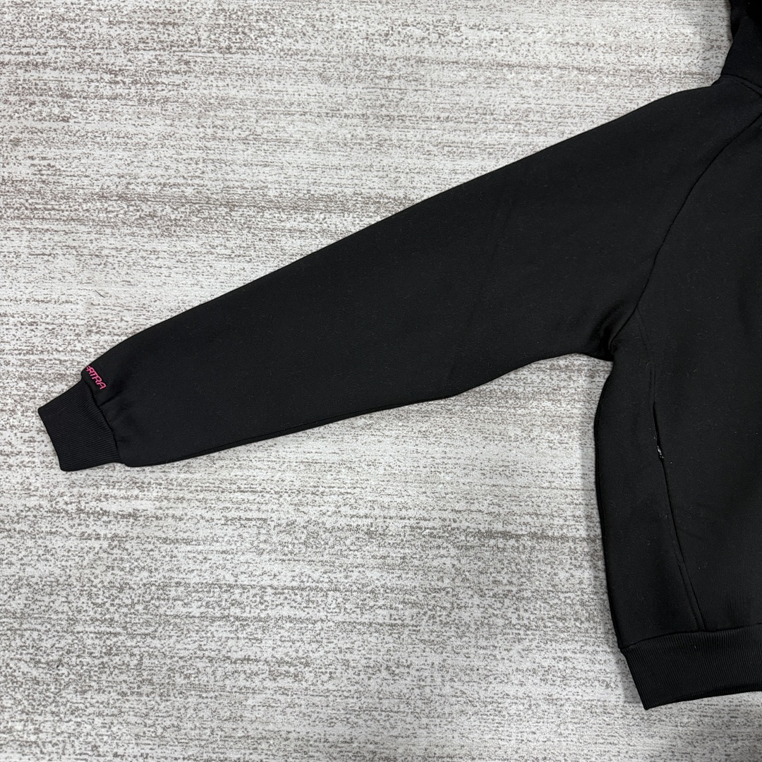 Mertra X Umbro Pink Double Hood Hoodie - Image 48