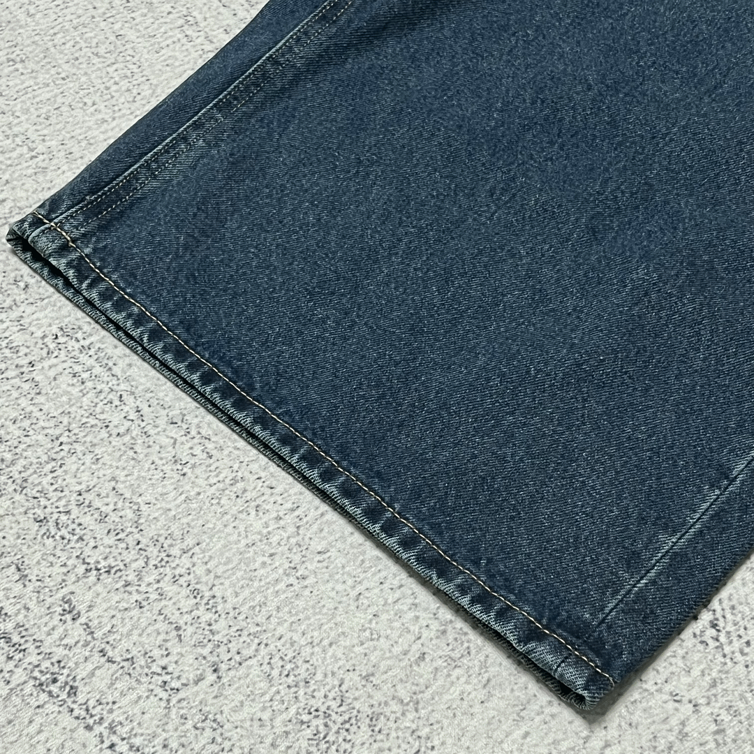 Up In Flames Denim Shorts (Blue) - Image 10