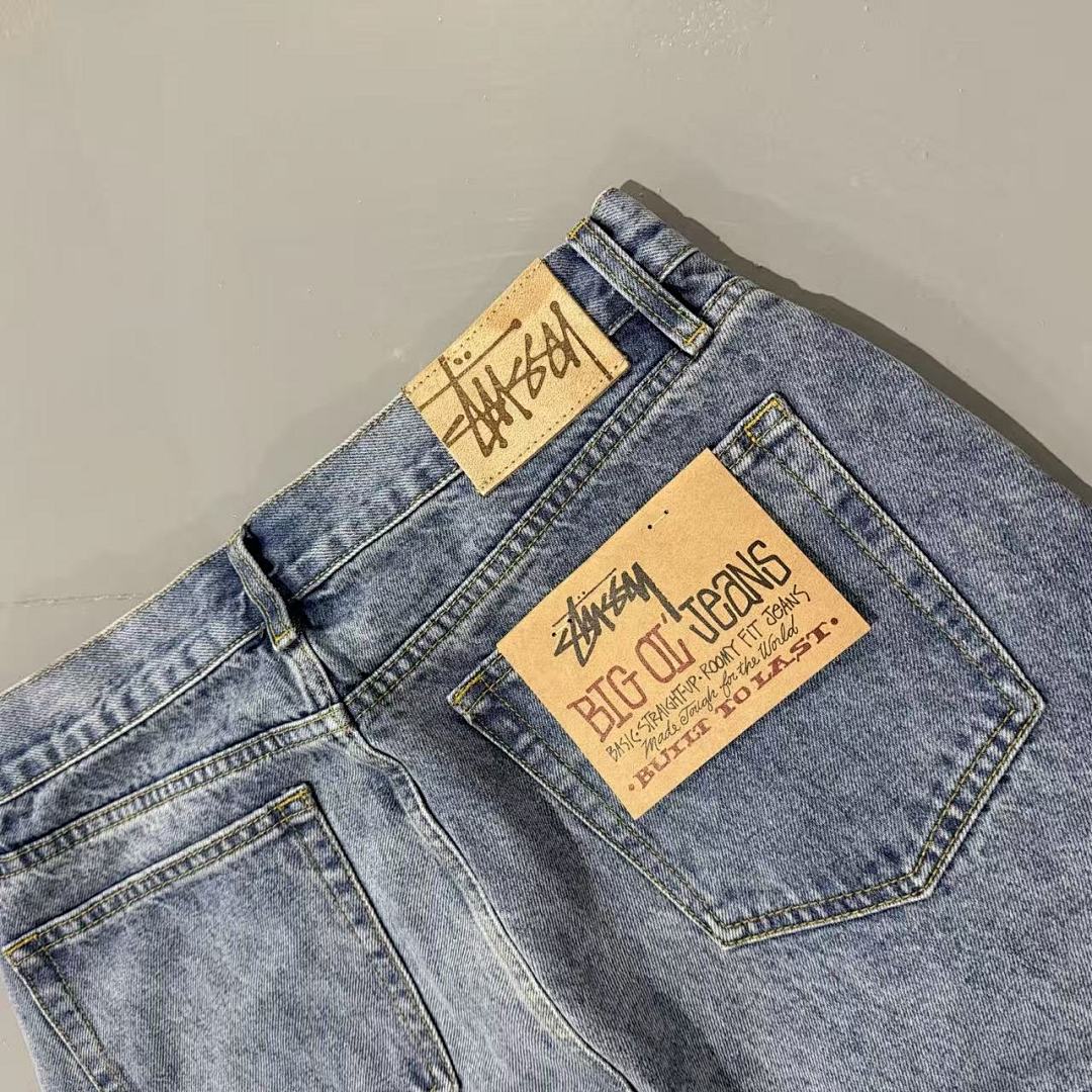 Stussy New Classic Blue Denim Jeans - Image 19
