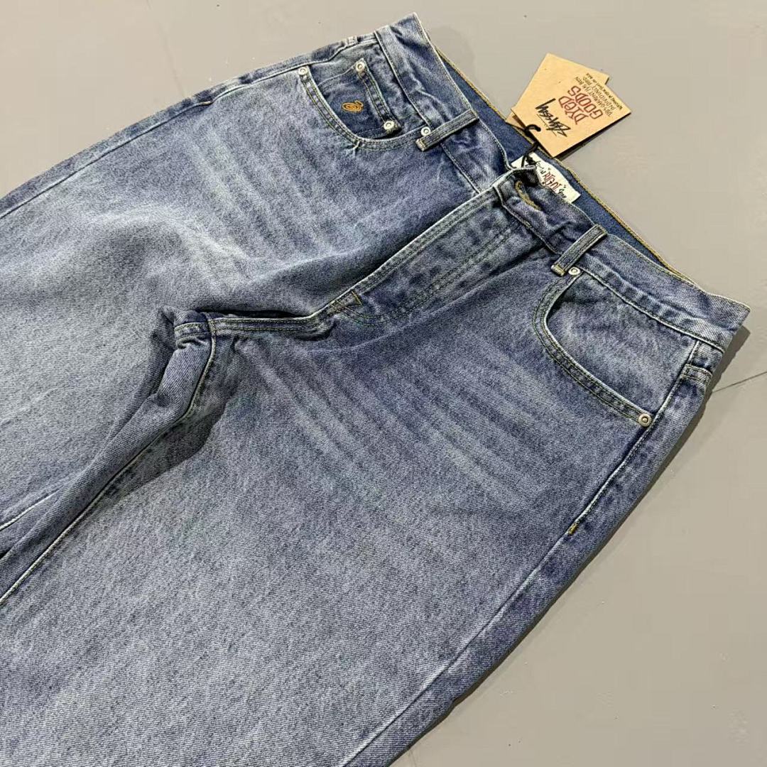 Stussy New Classic Blue Denim Jeans - Image 8