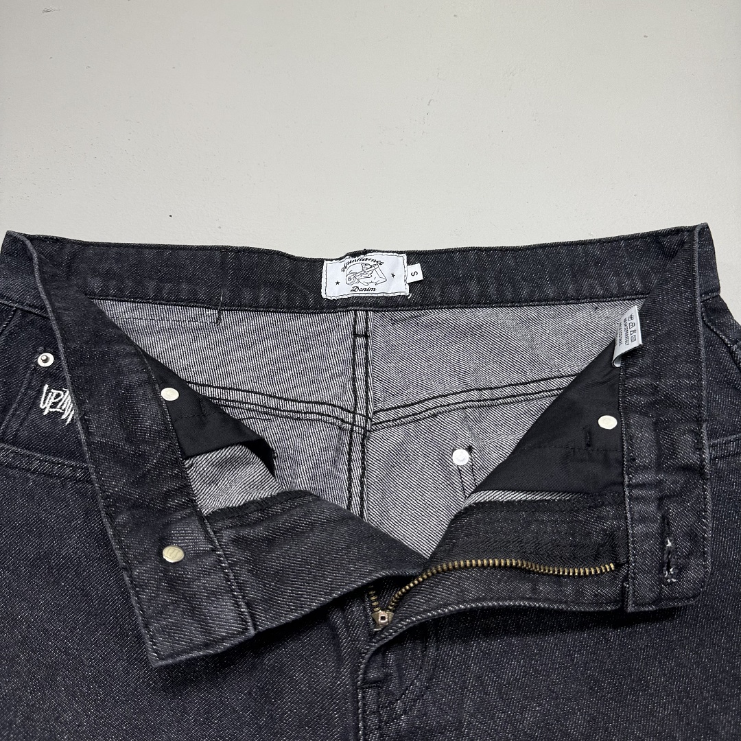 Up In Flames Denim Shorts - Image 17