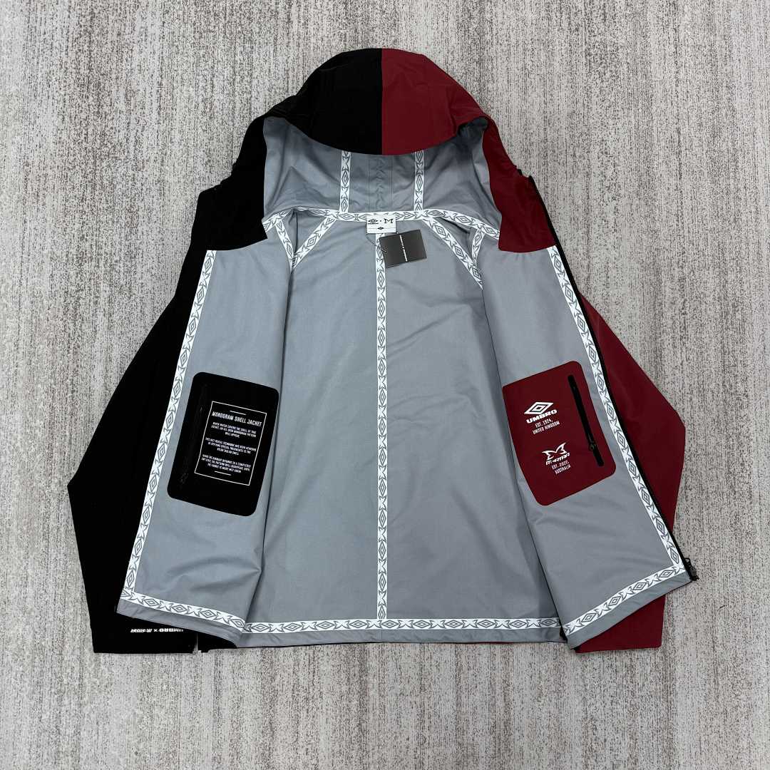 Mertra x Umbro Technical Jacket (Black & red) - Image 14