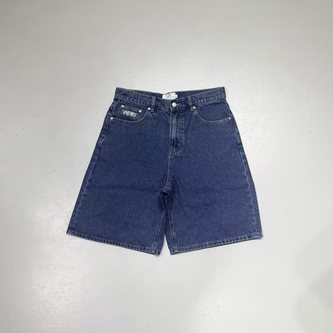 Up In Flames Denim Shorts - Image 9