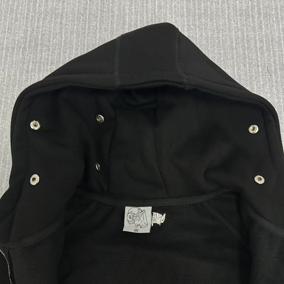 Up In Flames Black Hoodie Set - Image 26