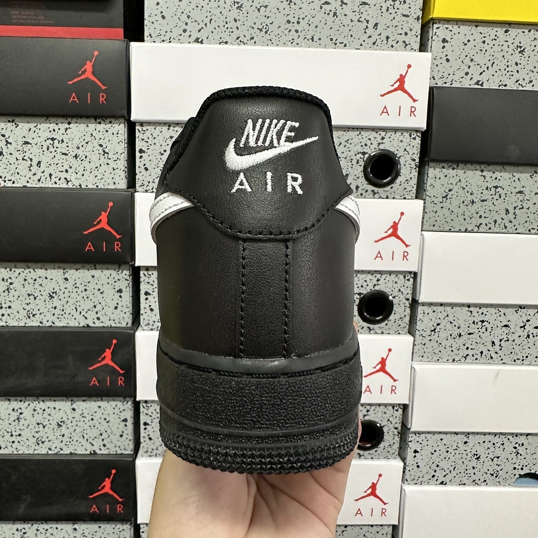 Nike Air Force 1 Low '07 (Black White) - Image 3