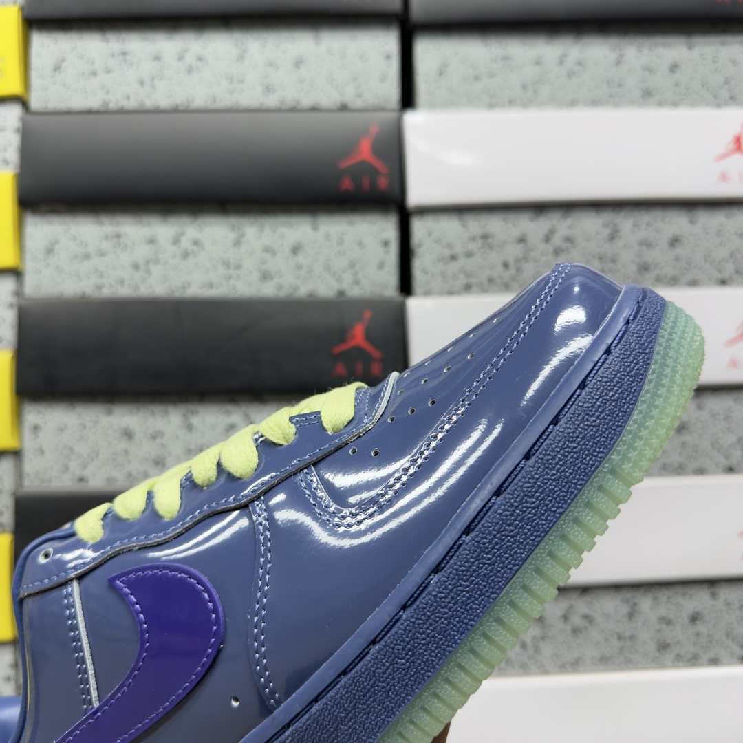 Nike Air Force 1 Low Patent Leather Mystic Navy Grape (Ice) - Image 5