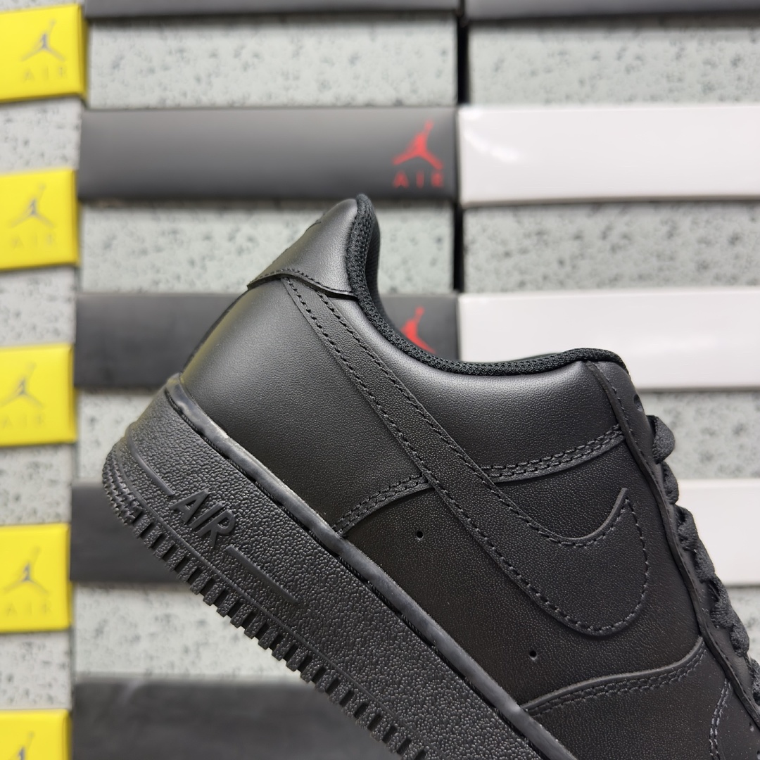 Nike Air Force 1 Low '07 (Black) - Image 2