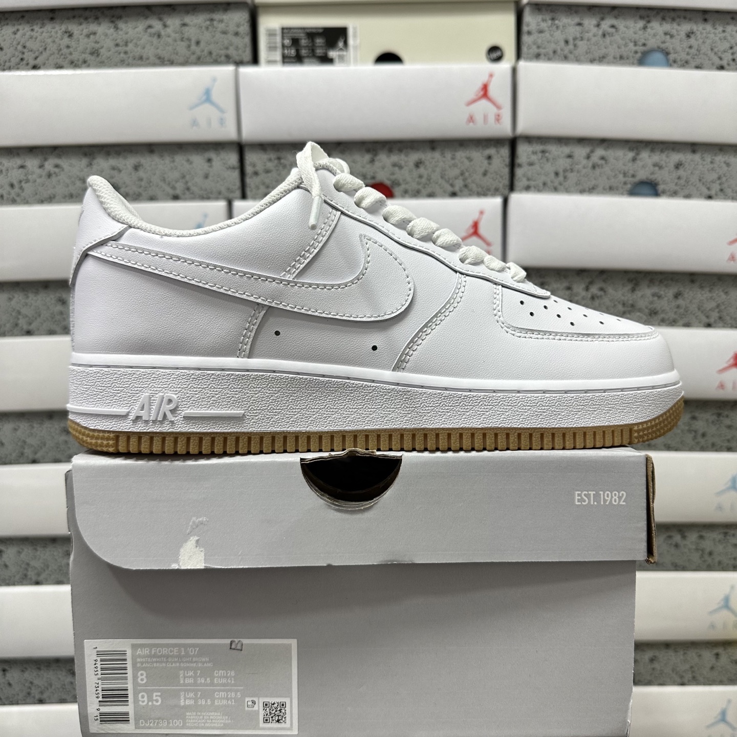 Nike Air Force 1 Low '07 White Gum - Image 12