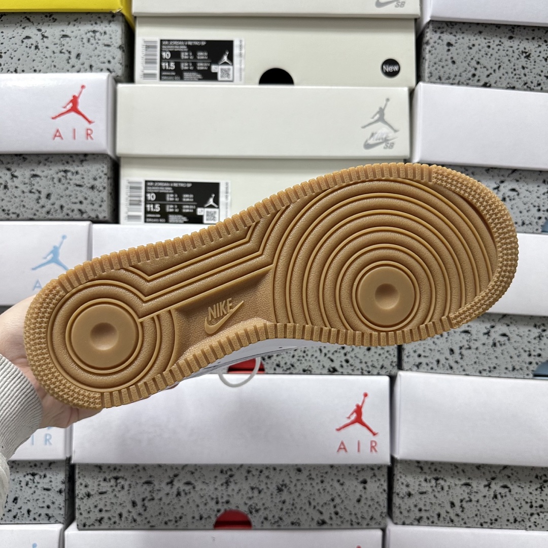 Nike Air Force 1 Low '07 White Gum - Image 6