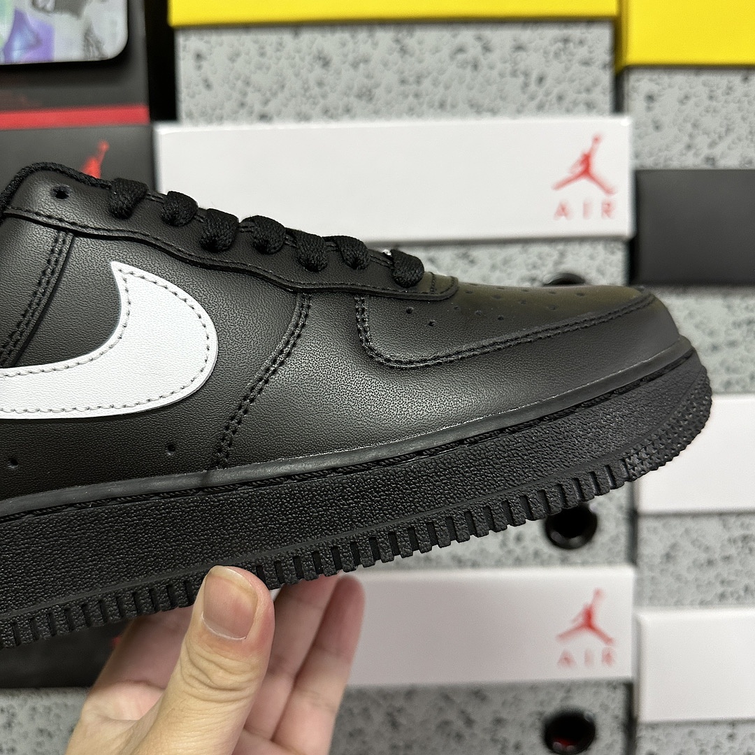 Nike Air Force 1 Low '07 (Black White) - Image 7