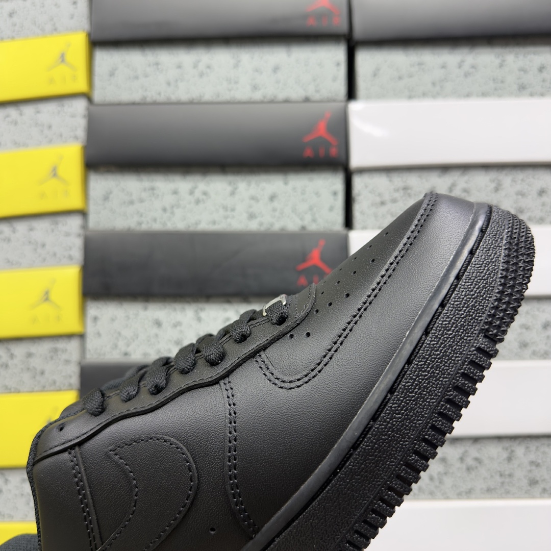 Nike Air Force 1 Low '07 (Black) - Image 8
