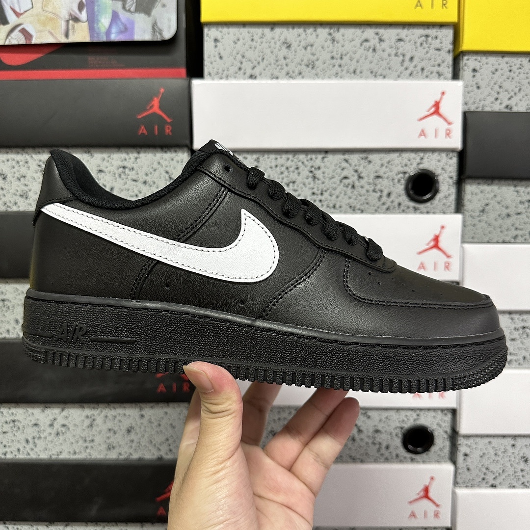 Nike Air Force 1 Low '07 (Black White) - Image 10