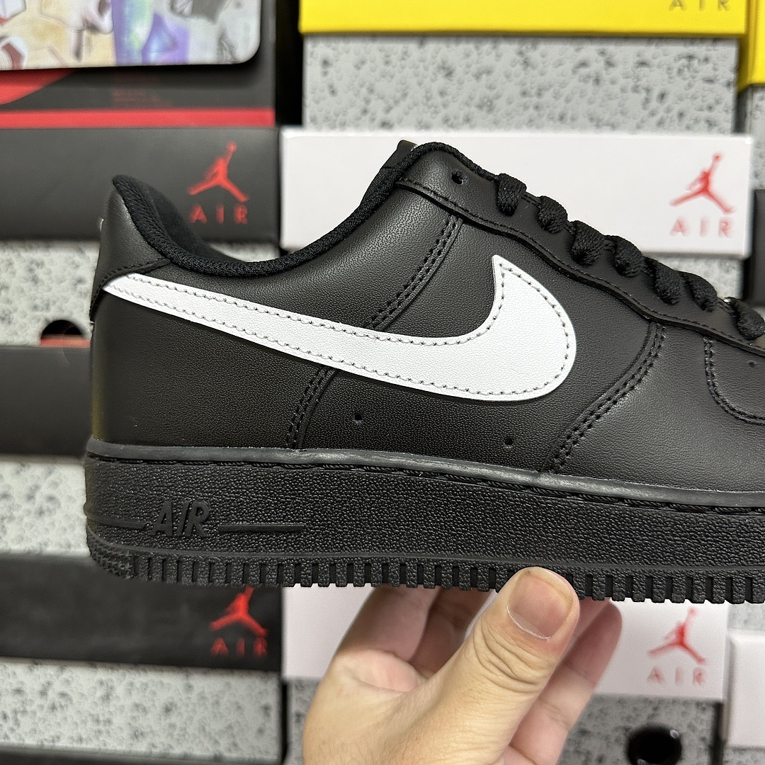 Nike Air Force 1 Low '07 (Black White) - Image 6