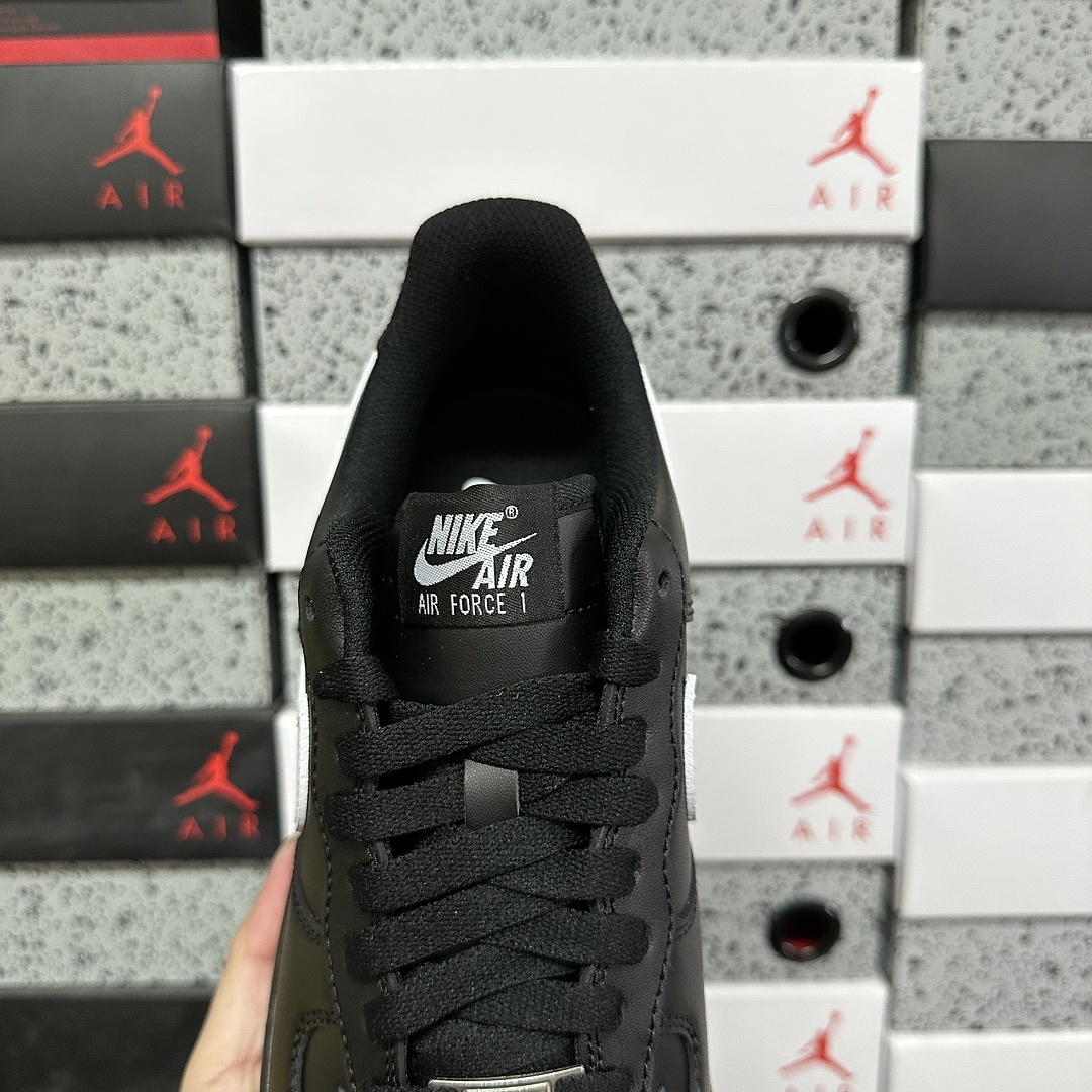 Nike Air Force 1 Low '07 (Black White) - Image 8